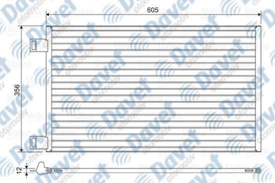 VALEO 822553 Klima Radyatoru Renault Kangoo Iii 1.5dci 1.6  ####